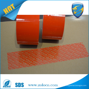 Tamper Evident Security Seal Adhesive Printed Tape